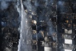 The burning of the Grenfell Tower in London